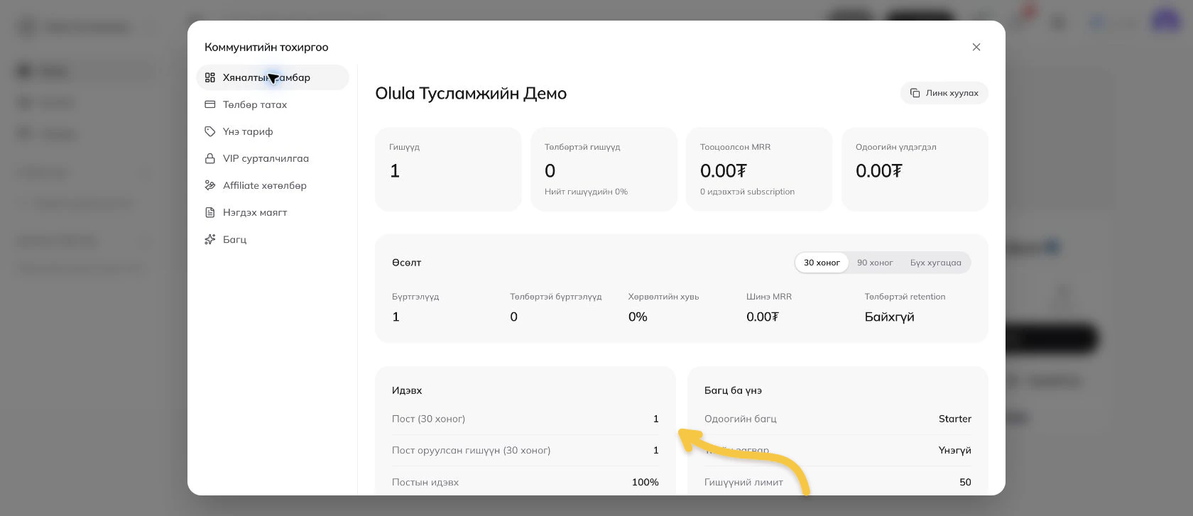 Идэвх болон багцын хэрэглээ